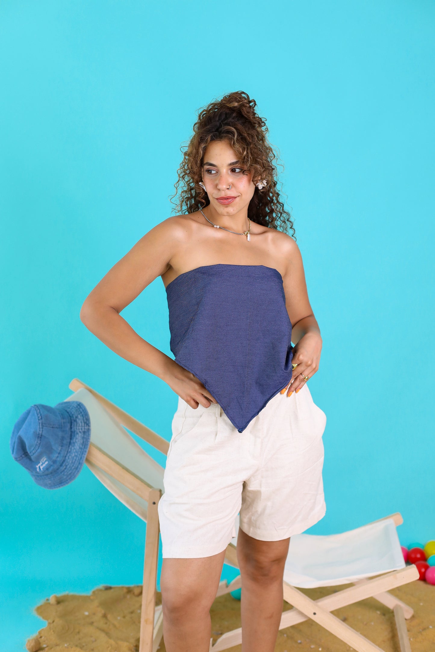 Denim dress
