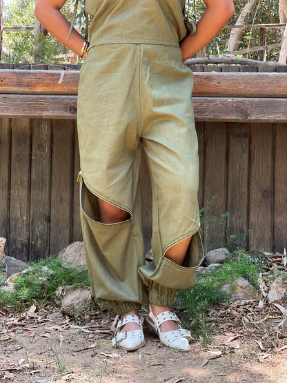 Olive Linen Set