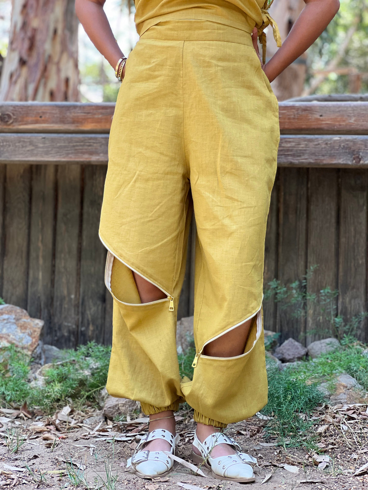 Lime Linen Set