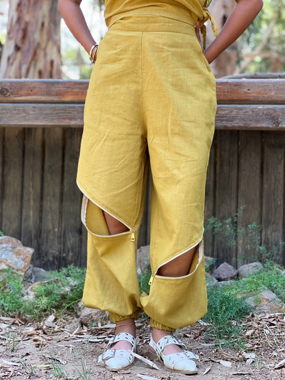 Lime Linen Set
